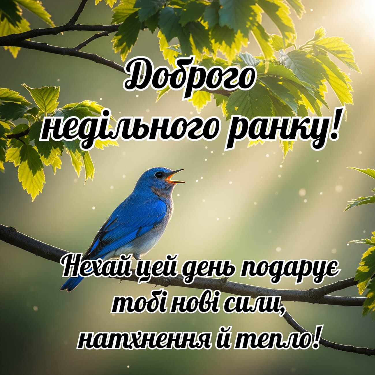 Доброго недільного ранку та натхнення на день