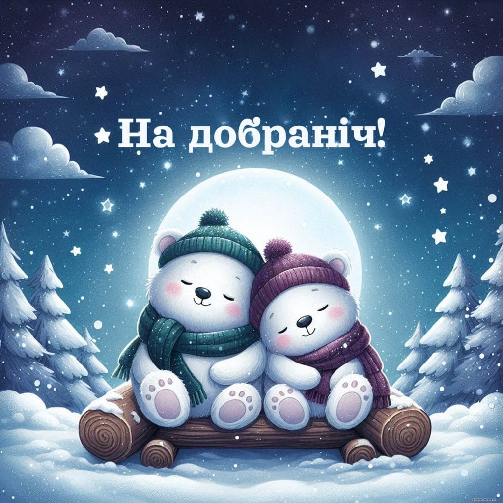 Картинки надобраніч солодких снів українською​