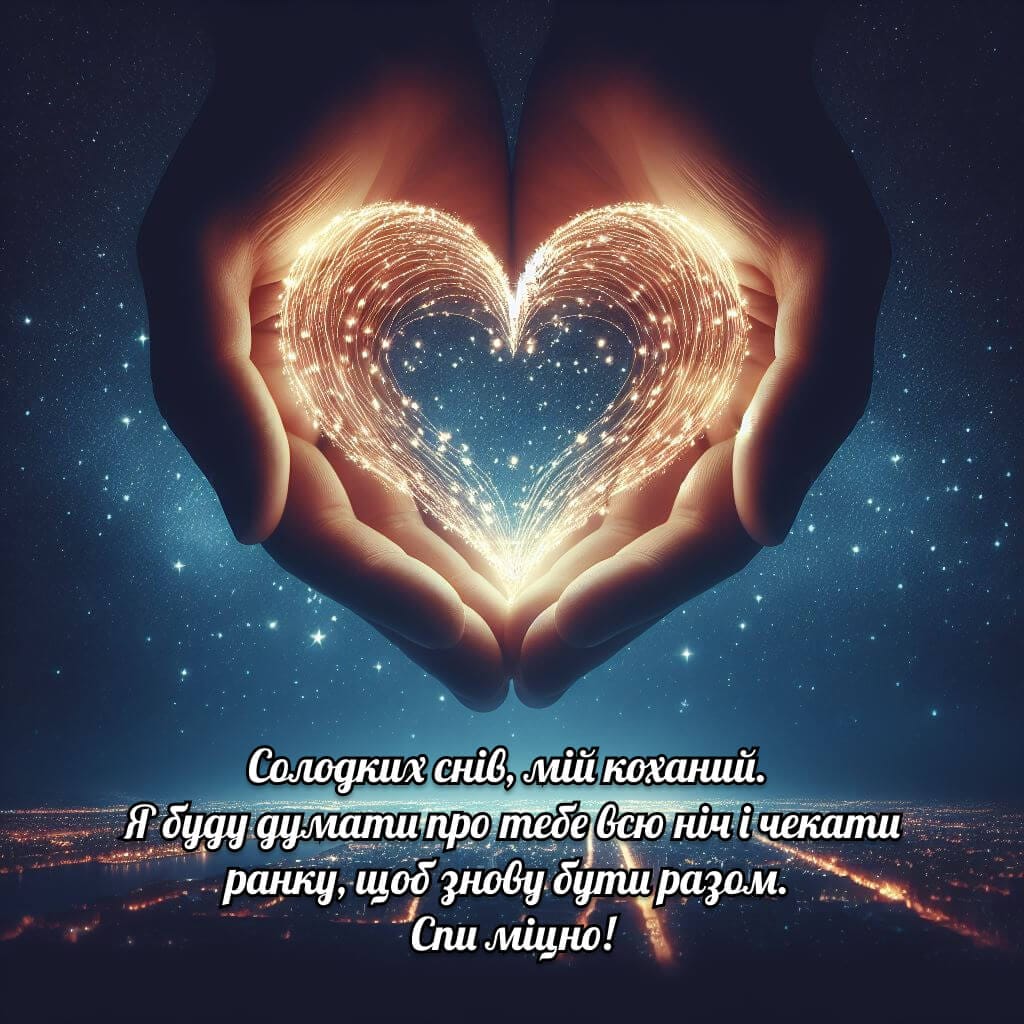 На добраніч коханому картинка